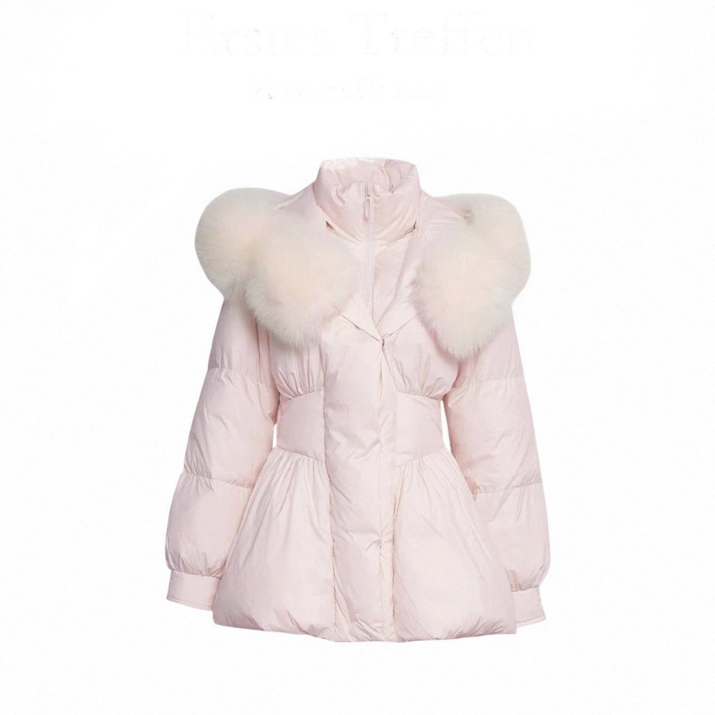 Fur Trim Puffer Jacket