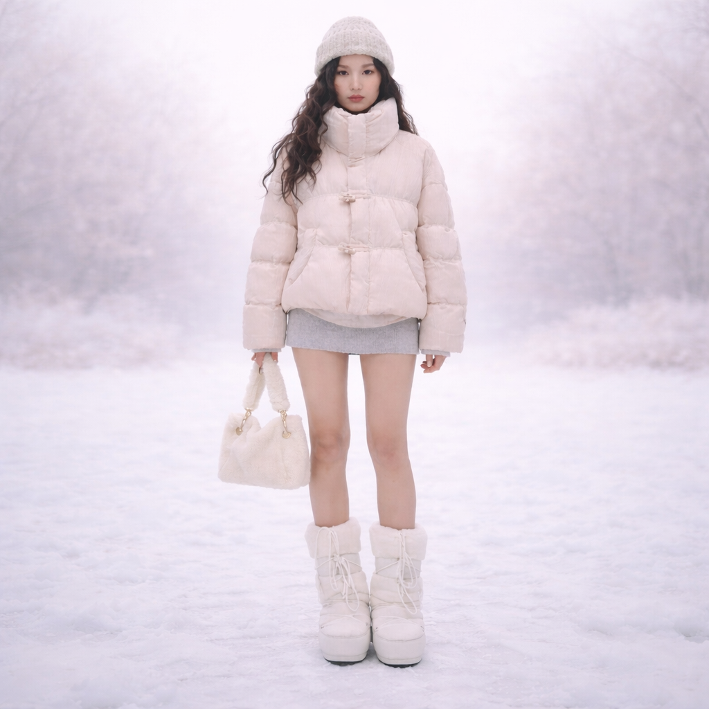 Korean-style Mandarin-collar Cotton Coats Exude Both Opulent Elegance And Traditional Chinese Charm