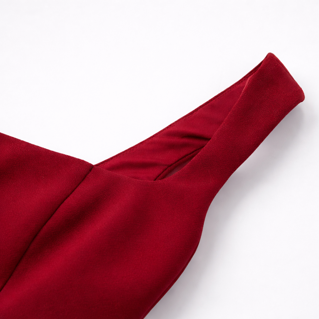 BANGON red camisole dress high waist slimming 2025 new French temperament versatile dress skirt for women