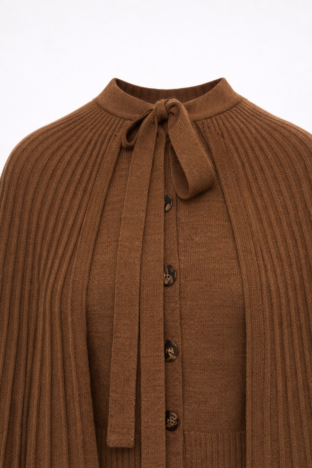 BANGON old-fashioned knitted cape jacket celebrity temperament high-end versatile new shawl for fall 2025