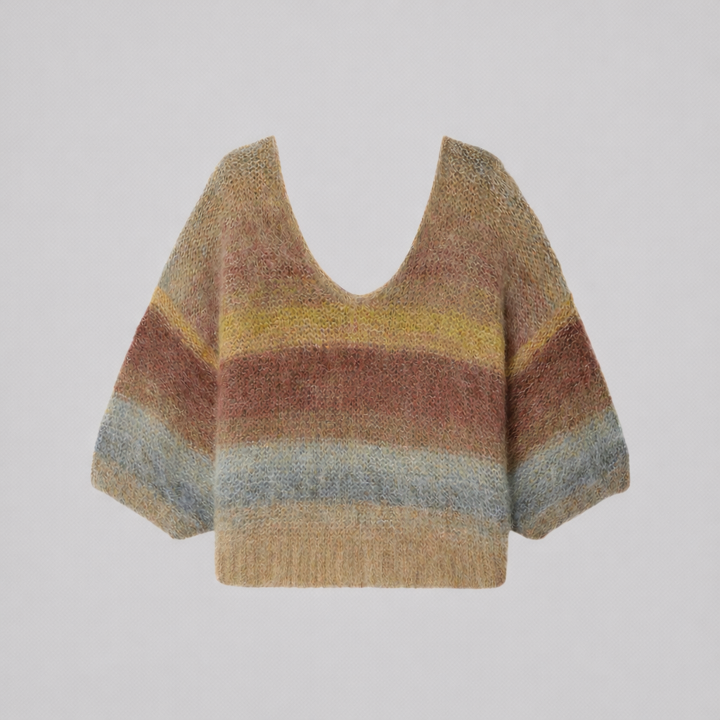 BANGON gradient knit casual lazy style new design niche sweater girl in spring 2026