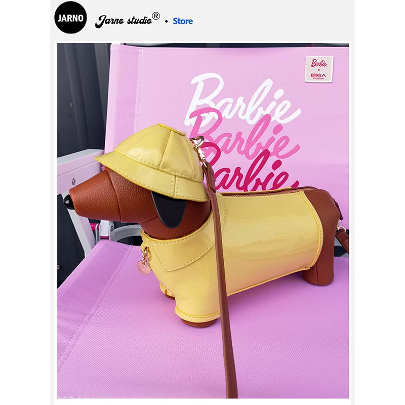 2025 Spring/Summer New Personality Creative Cute and Funny Hounds Shape Puppy Bag Crossbody Bag Design Sense Niche