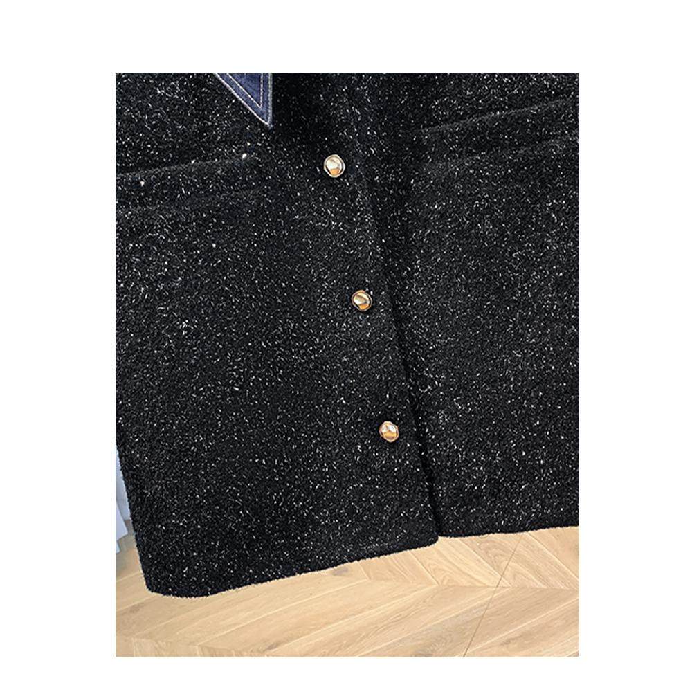 CaraCLUB Large Size Small Fragrant Woolen Jacket Women's 2026 Autumn Fat Sister Loose Slimming High-End Top