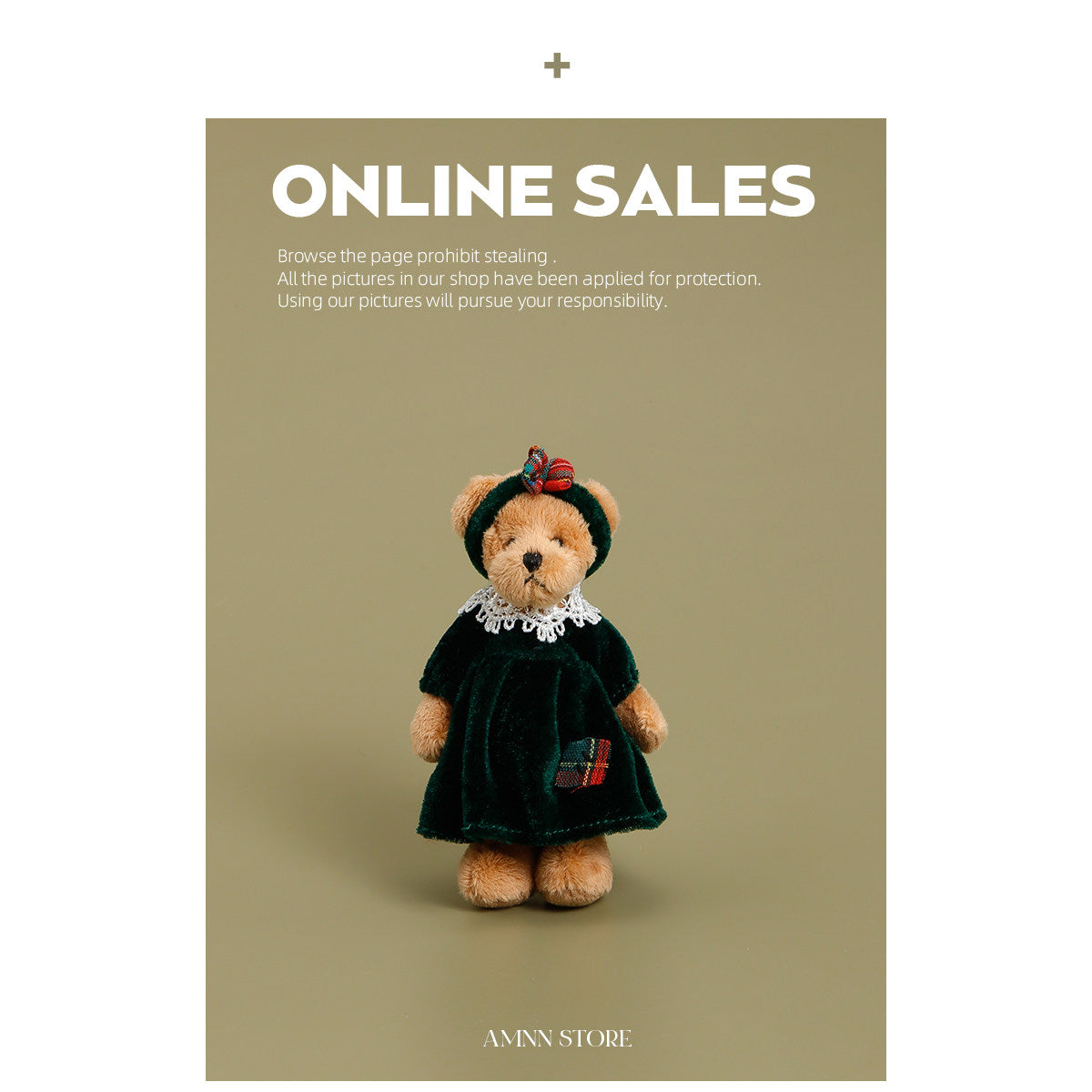 AMNN Teddy Bear Handmade Accessories Keychain 2025 New New Year, Birthday, Christmas Gifts, Handmade Jewelry