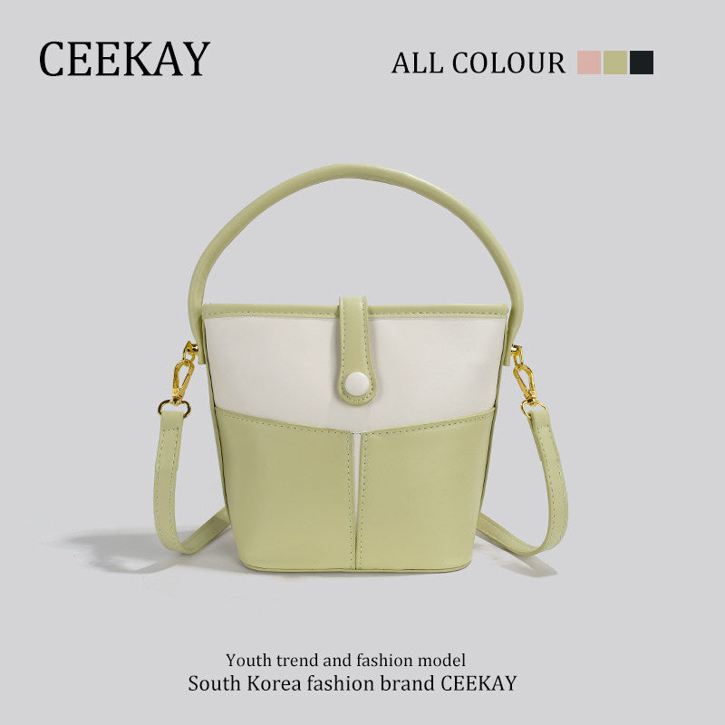 CEEKAY Genuine Niche Designer Bucket Bag High-end Pop Bag Women's 2025 New Fashion Crossbody Bag