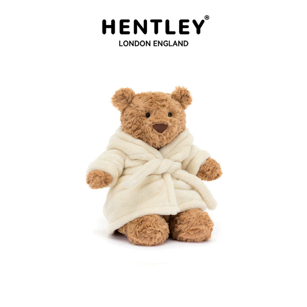 British HENTLEY bathrobe bear doll sleeping pillow plush toy doll rag doll