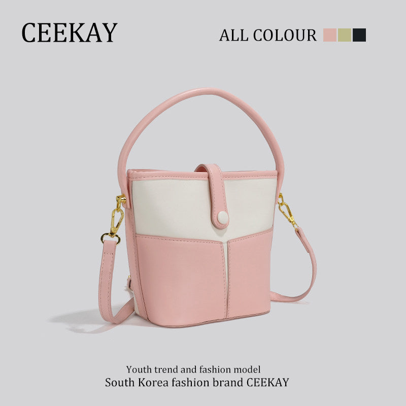 CEEKAY Genuine Niche Designer Bucket Bag High-end Pop Bag Women's 2025 New Fashion Crossbody Bag