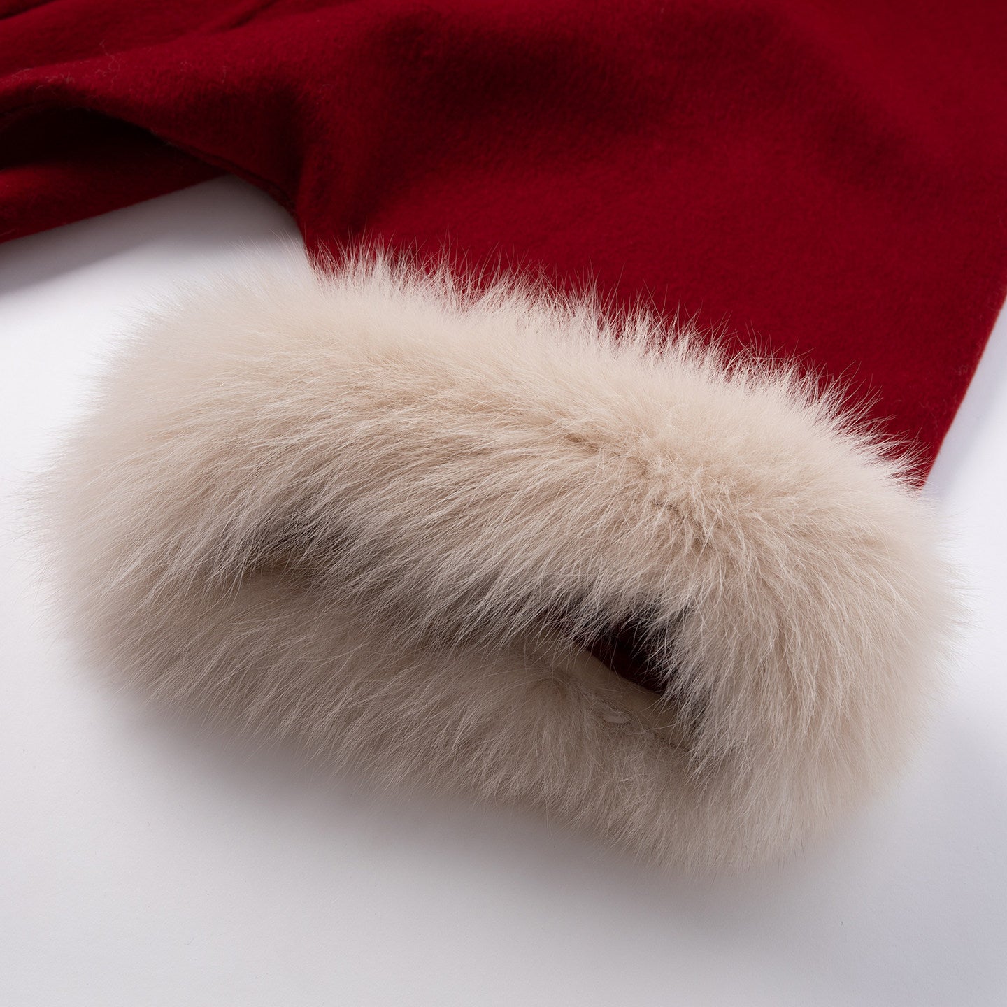 BANGON fox fur collar wool coat 2025 new temperament high-end imitation wool cape jacket for women