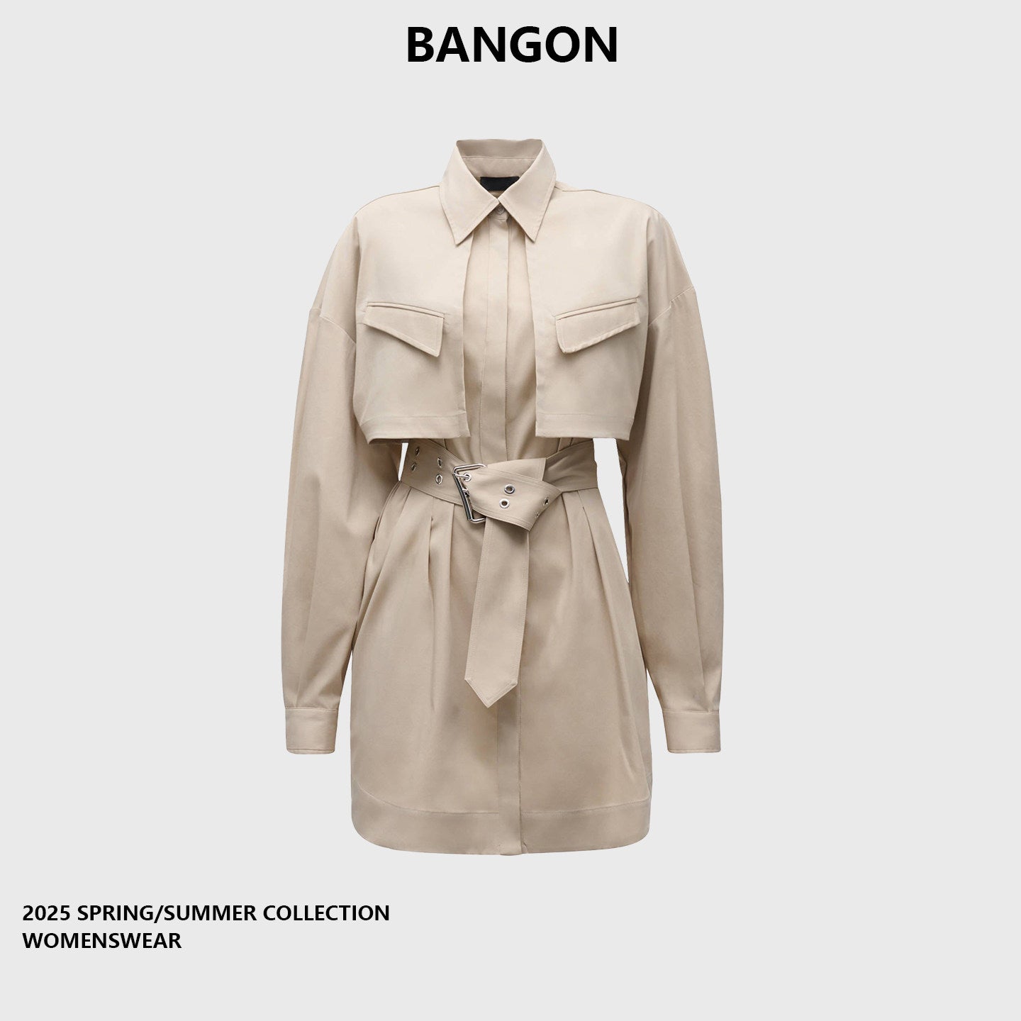 BANGON Workwear Fake Two Dresses Slimming Design Sense New Commuter Skirt Spring 2026