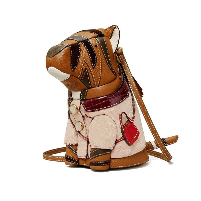 2025 Personality, Cool Creativity, Sweet and Cool, Hot Girl Style, Animal Shape, Tiger Bag, Women's Crossbody Bag, Sense of Design, Niche
