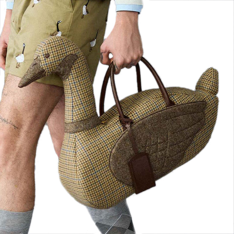 2025 new personalized creative duck bag is unique and super good-looking, animal bag hand-held crossbody bag has a niche design