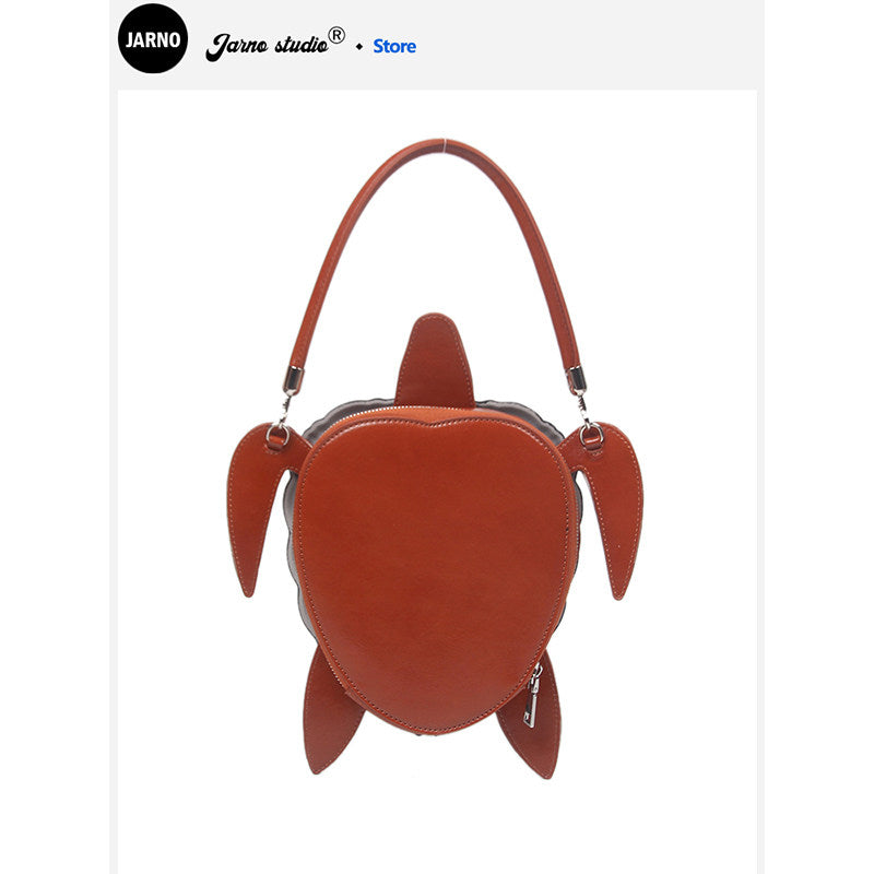 2025 new personalized creative turtle bag is unique and super good-looking, animal bag hand-held crossbody bag has a niche design