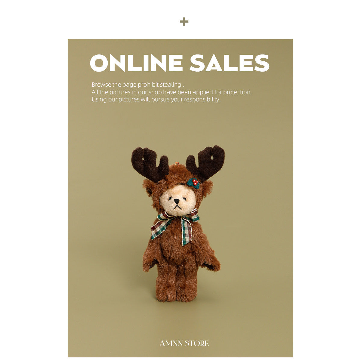 AMNN Teddy Bear Handmade Accessories Keychain 2025 New New Year, Birthday, Christmas Gifts, Handmade Jewelry