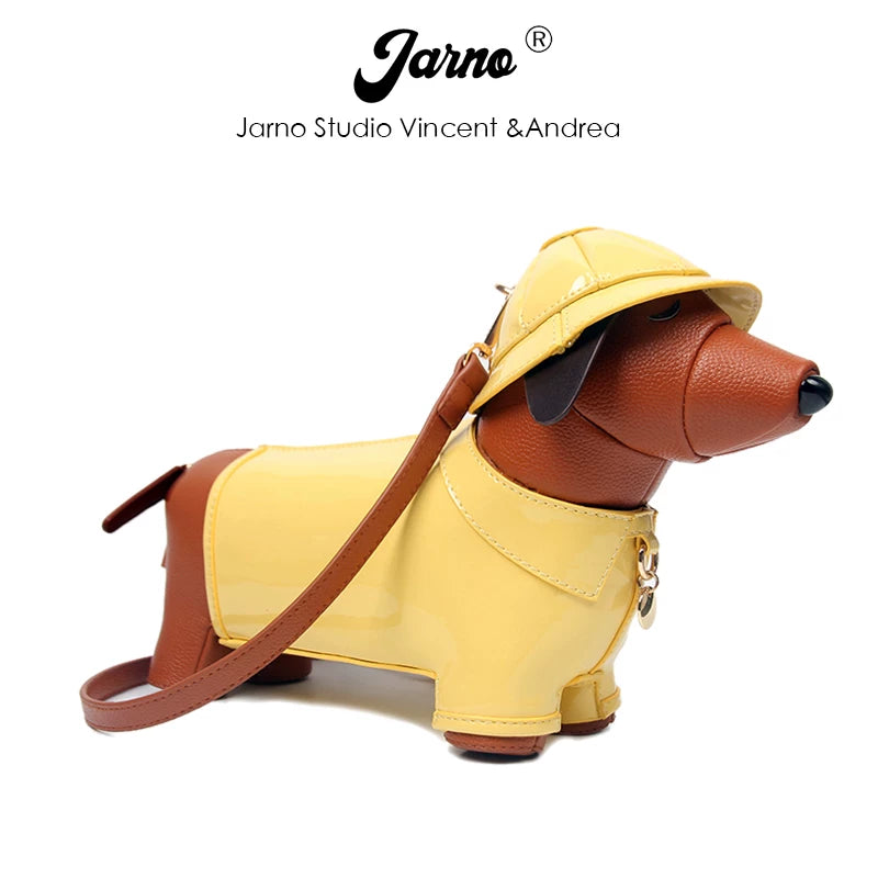 2025 Spring/Summer New Personality Creative Cute and Funny Hounds Shape Puppy Bag Crossbody Bag Design Sense Niche