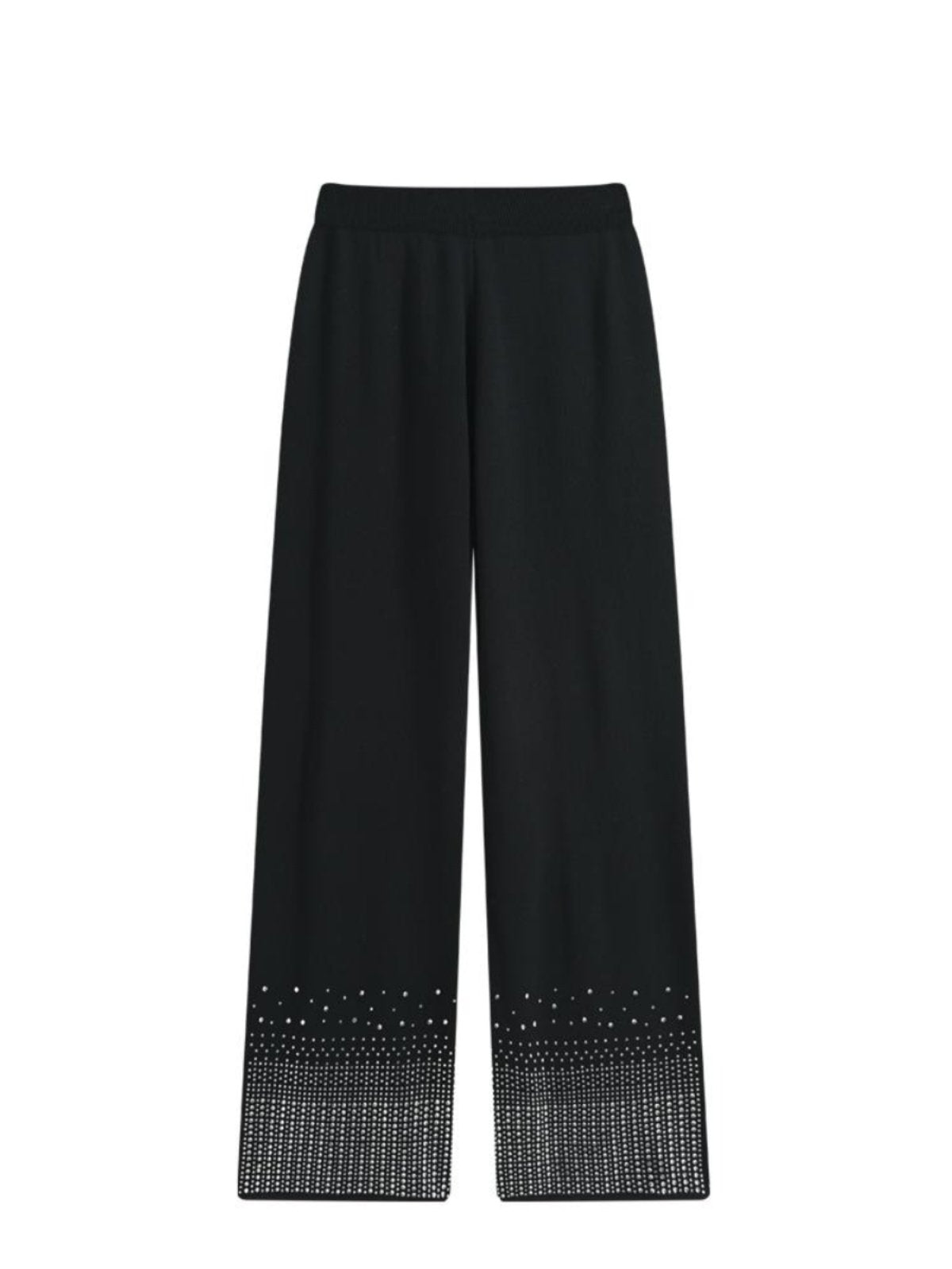 Cara CLUB plus-size casual suit women's autumn chubby sister mm long-sleeved knit trousers leg trousers two-piece set