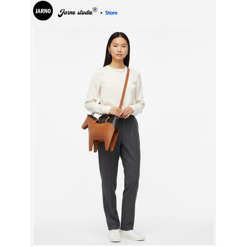 2026 unique and original personality pony bag animal shape Year of the Horse bag hand-held crossbody bag has a niche design
