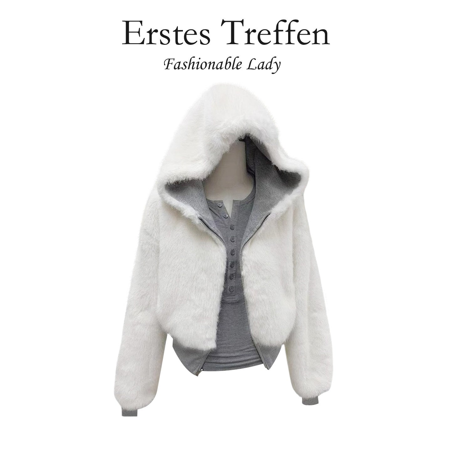 Wear fleece and thickened winter cotton jacket on both sides, women's 2025 new popular hooded sweatshirt, Korean style wears cotton clothes