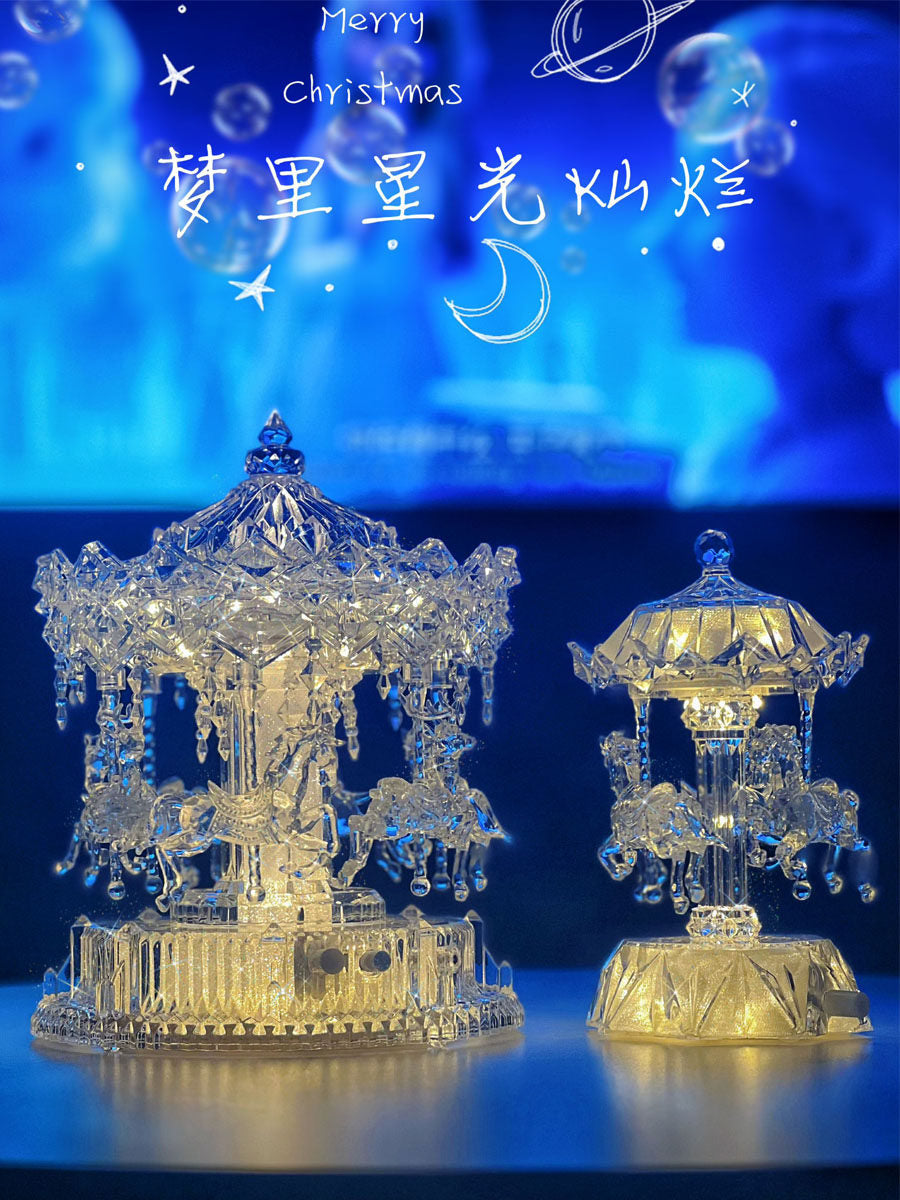 Carousel music box for girls, playground music box, girls' birthday gift, atmosphere, room decoration