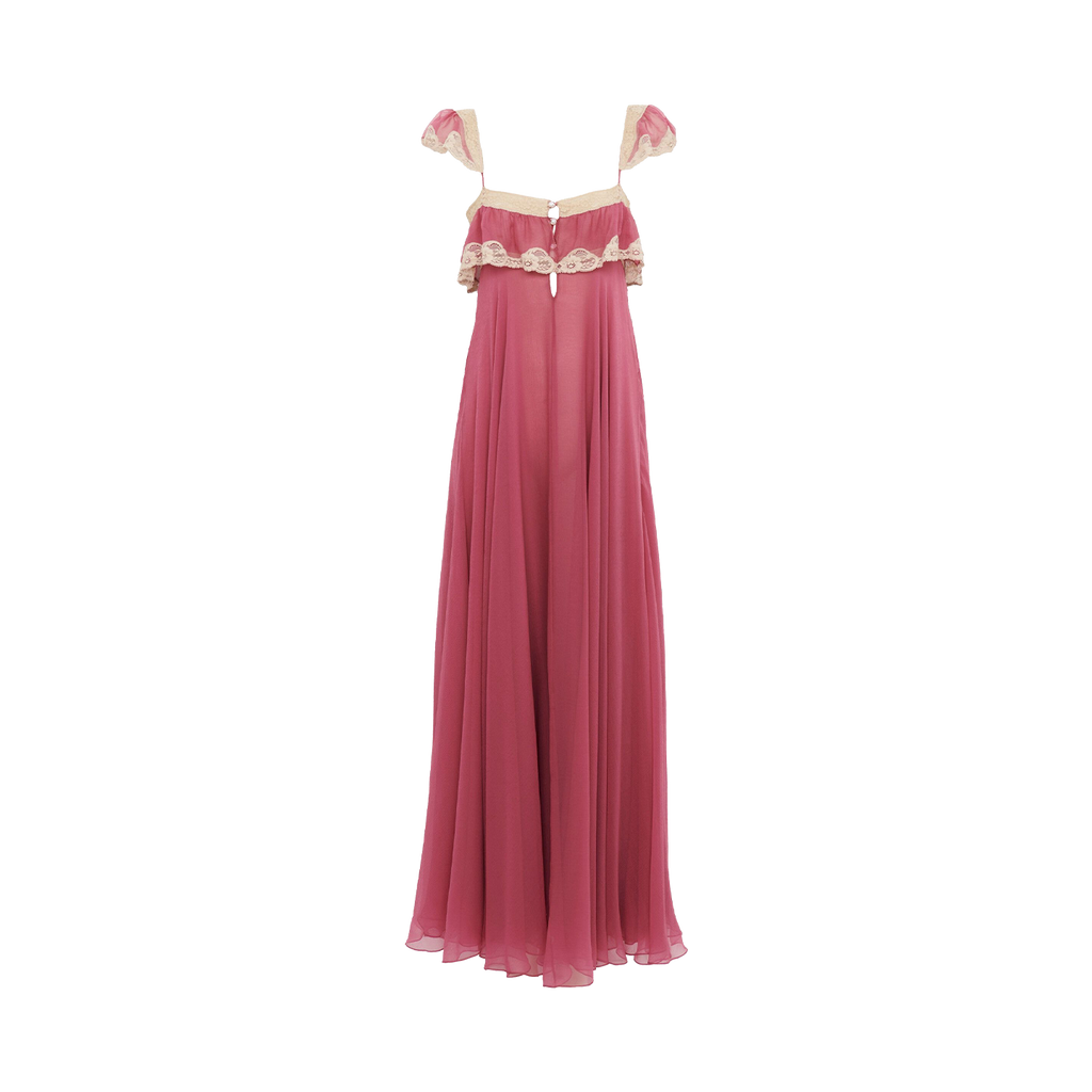 BANGON Yi Mengling Same Suspender Dress 2026 New Lace Stitched Seaside Resort Dress for Women