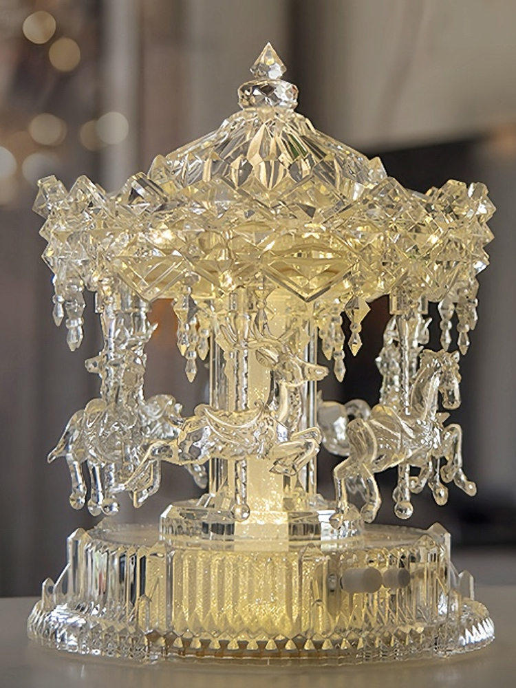 Carousel music box for girls, playground music box, girls' birthday gift, atmosphere, room decoration