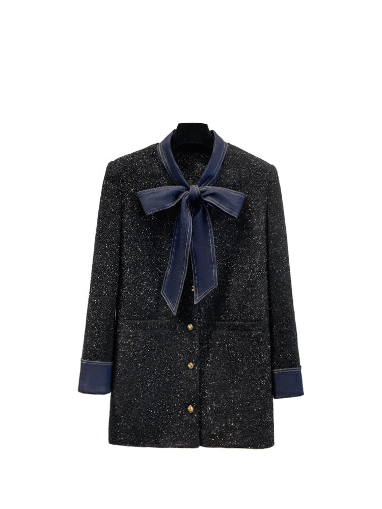 CaraCLUB Large Size Small Fragrant Woolen Jacket Women's 2026 Autumn Fat Sister Loose Slimming High-End Top