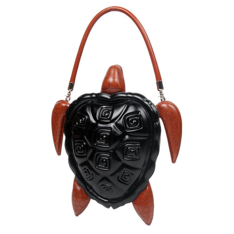 2025 new personalized creative turtle bag is unique and super good-looking, animal bag hand-held crossbody bag has a niche design