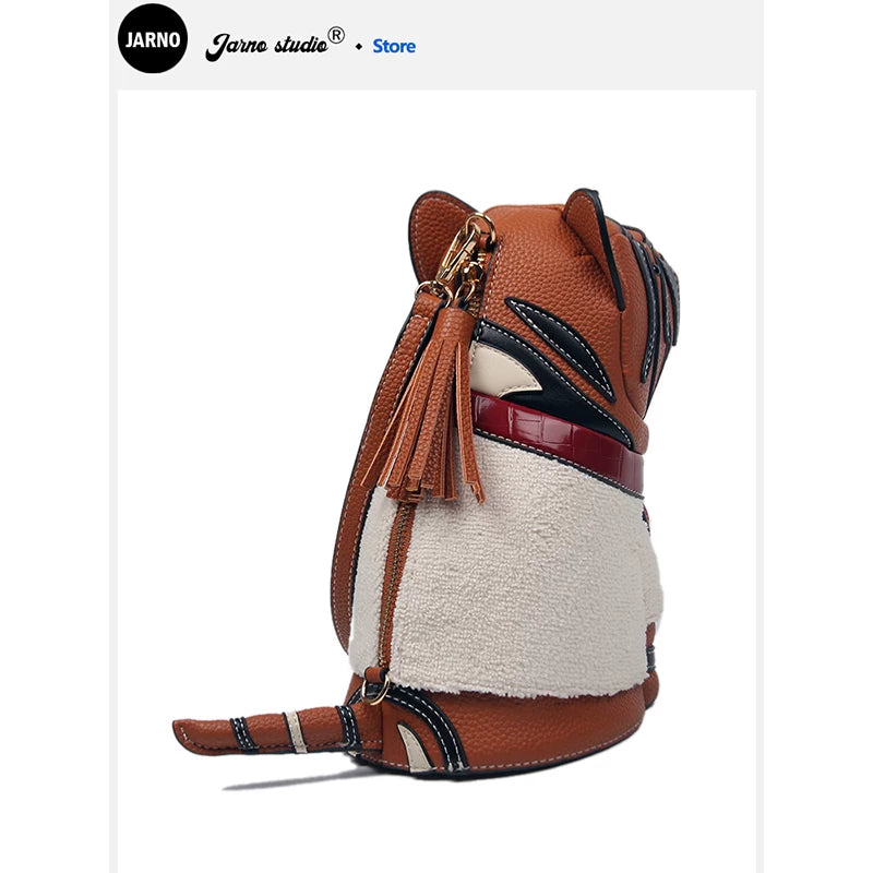 2025 Personality, Cool Creativity, Sweet and Cool, Hot Girl Style, Animal Shape, Tiger Bag, Women's Crossbody Bag, Sense of Design, Niche