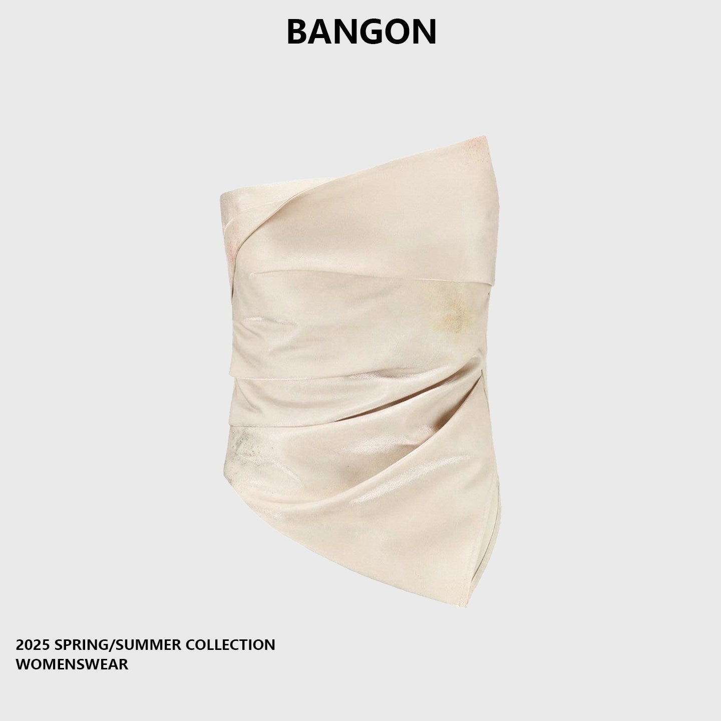 BANGON French bandeau suit skirt celebrity temperament luxury sense summer 2025 new high-waisted two-piece set