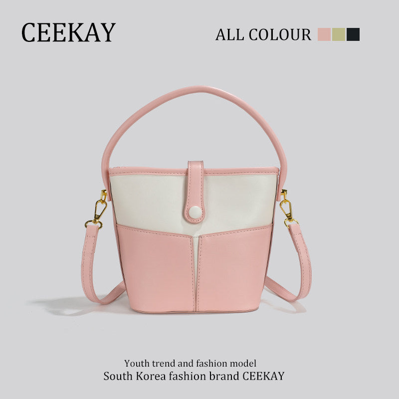 CEEKAY Genuine Niche Designer Bucket Bag High-end Pop Bag Women's 2025 New Fashion Crossbody Bag