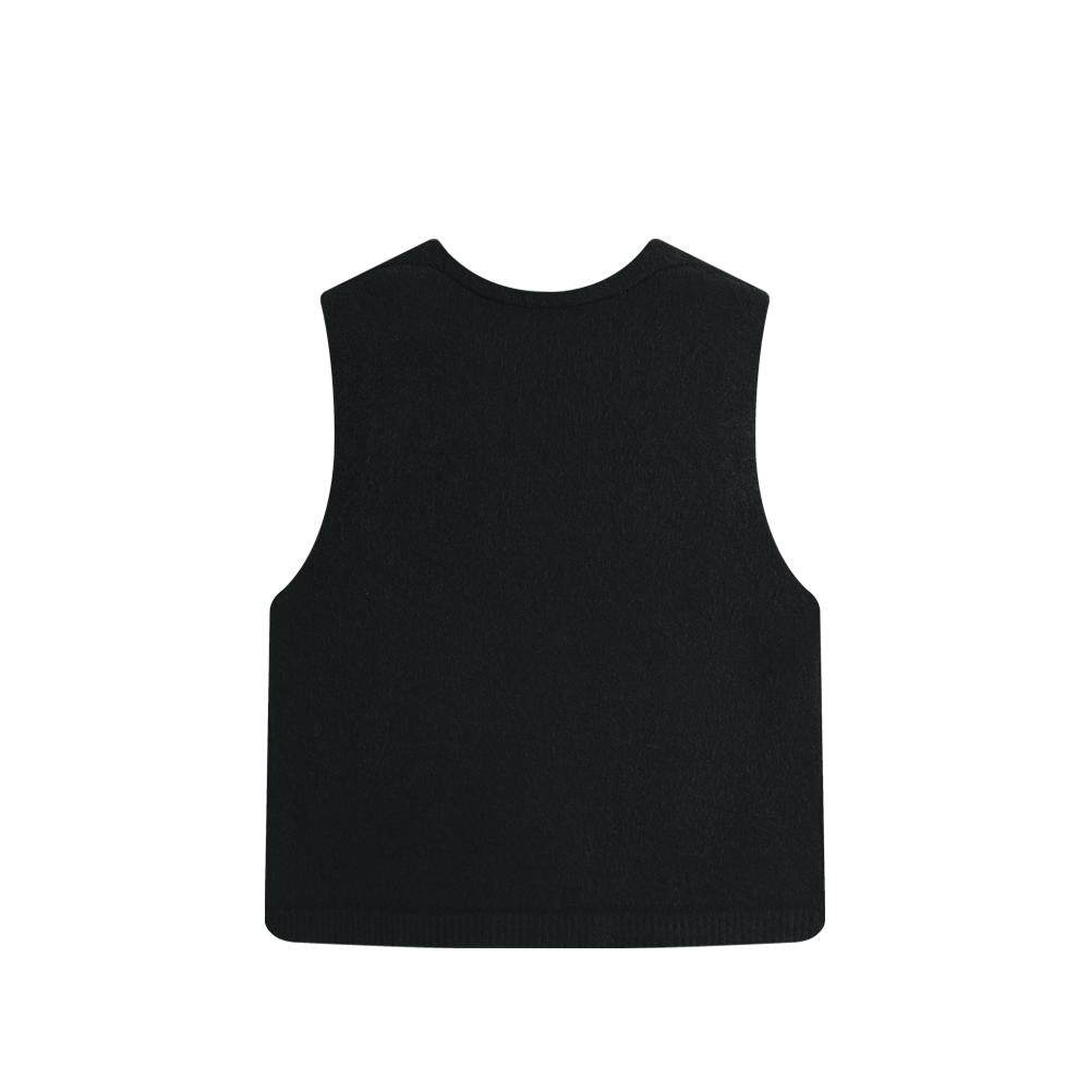 Cara CLUB plus-size knitted vest vest women's autumn fat sister mm cover the belly to slim down this year's popular top