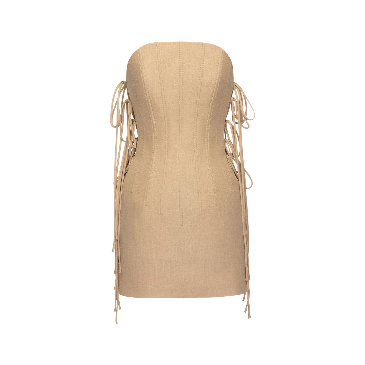 BANGON bandeau dress strap design spring 2026 new slim slimming hot girl style hip skirt