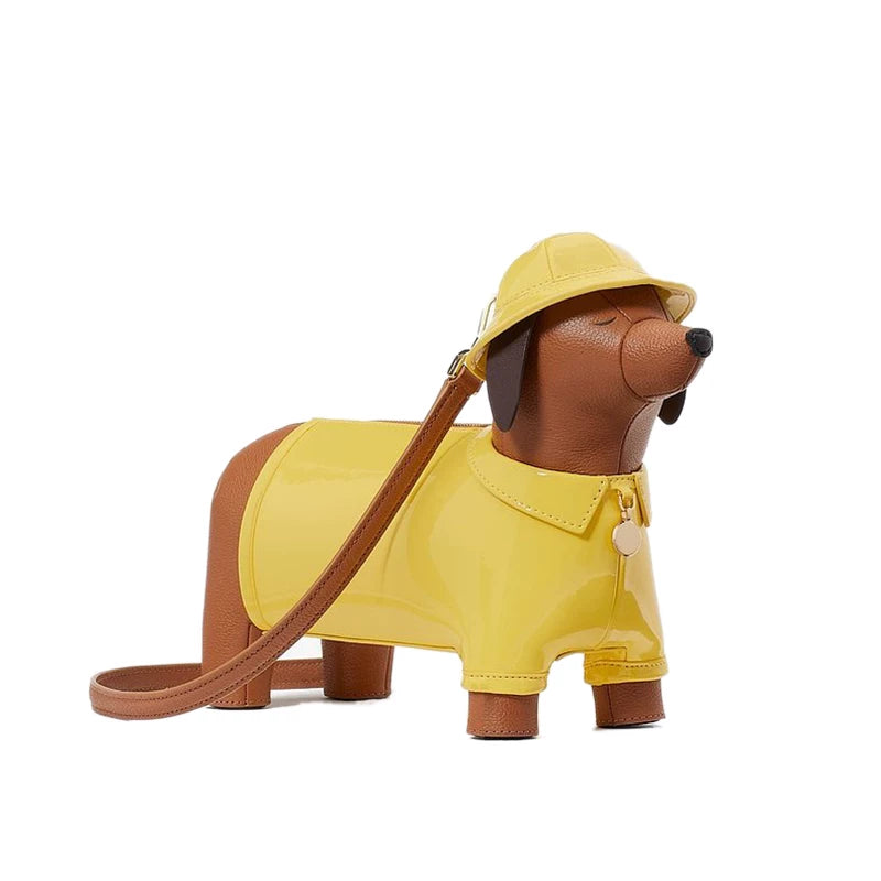 2025 Spring/Summer New Personality Creative Cute and Funny Hounds Shape Puppy Bag Crossbody Bag Design Sense Niche