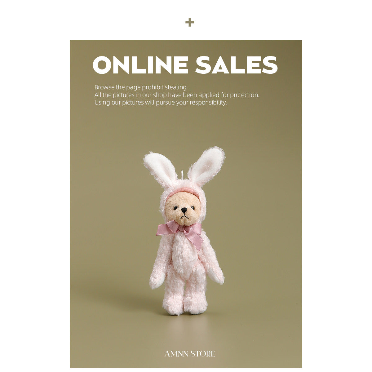 AMNN Teddy Bear Handmade Accessories Keychain 2025 New New Year, Birthday, Christmas Gifts, Handmade Jewelry