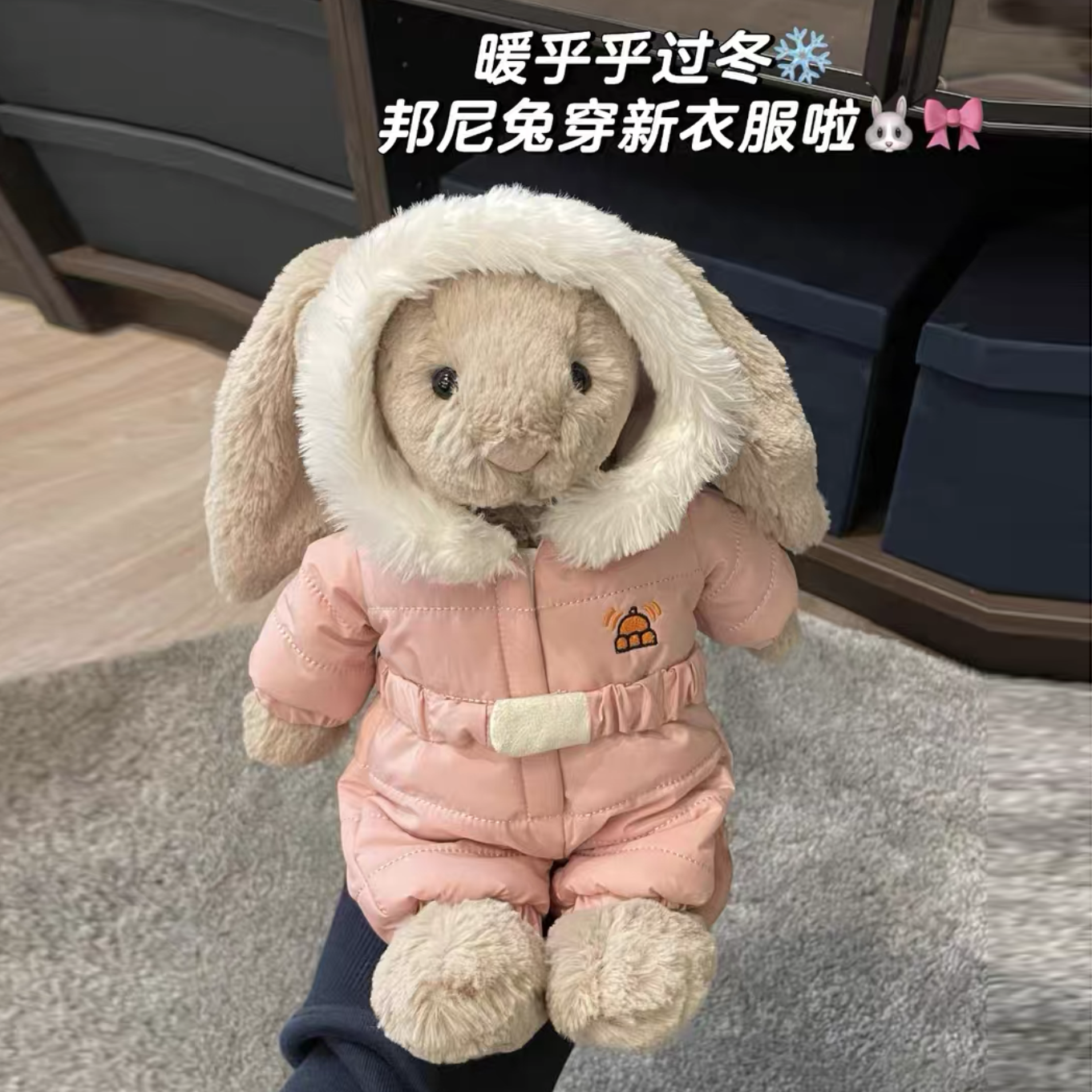 Barcelo bear, Bonnie rabbit, ski suit, bucket hat, scarf, pen bag, handbag, crossbody bag, pendant, bag, birthday blind box