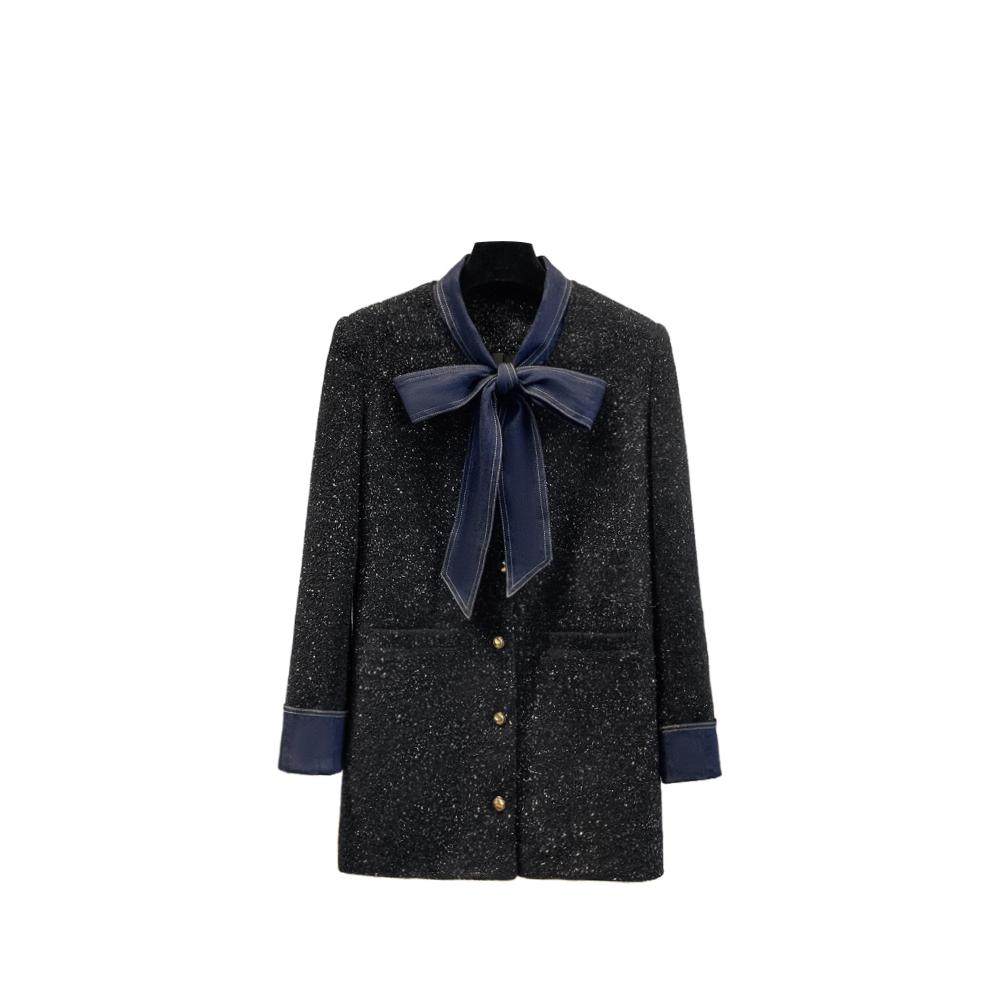 CaraCLUB Large Size Small Fragrant Woolen Jacket Women's 2026 Autumn Fat Sister Loose Slimming High-End Top