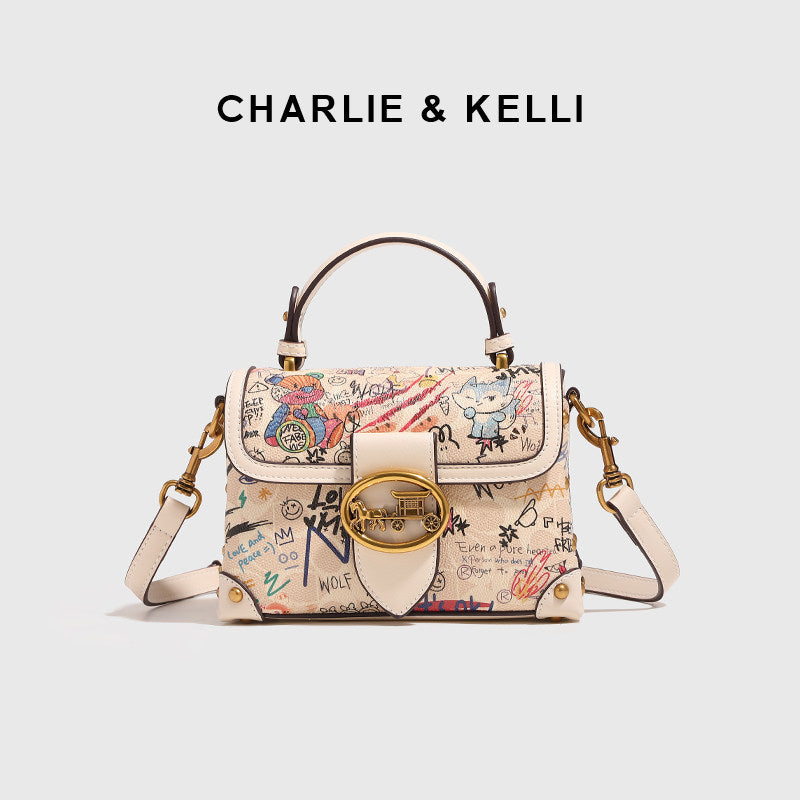 Birthday Gift Charlie & KELLI Women's Bag 2025 New Premium Tote Niche Shoulder Crossbody Bag Trend