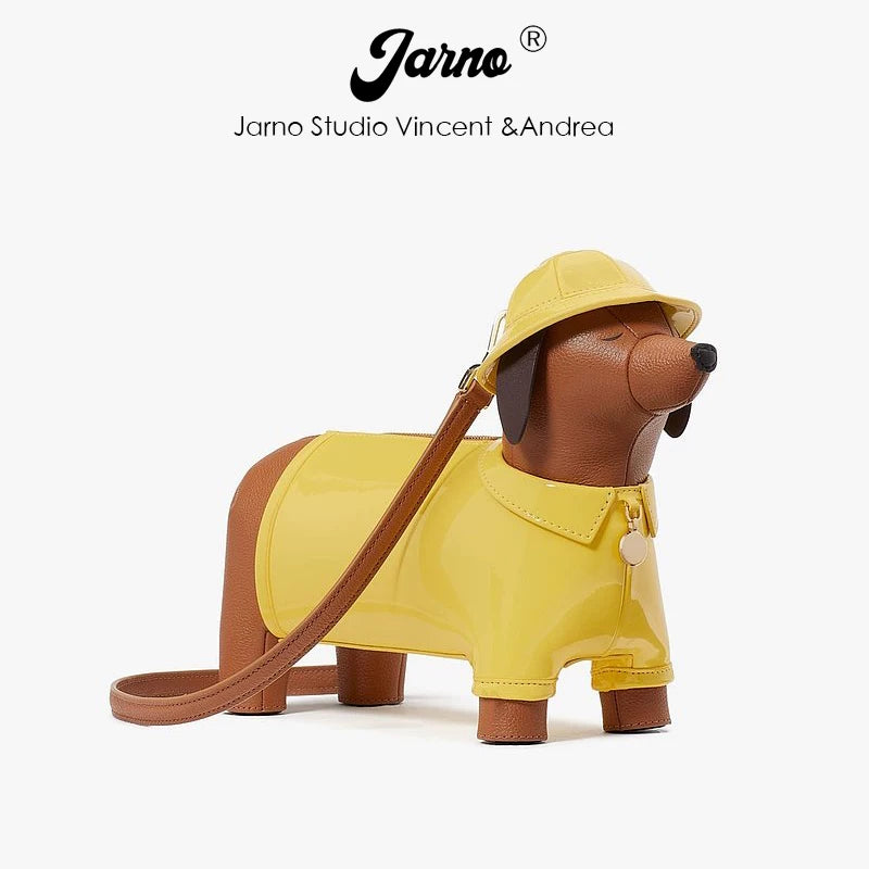 2025 Spring/Summer New Personality Creative Cute and Funny Hounds Shape Puppy Bag Crossbody Bag Design Sense Niche